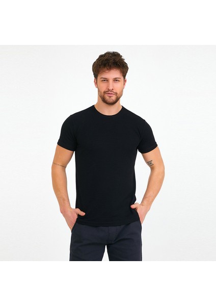 BAILEY I Erkek Tişört Siyah