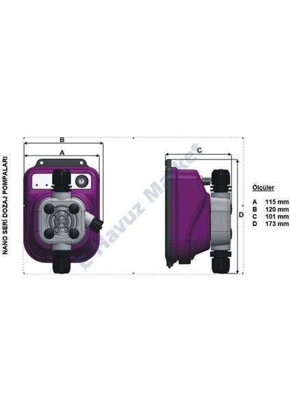 Nano Seri Analog Dozaj Pompası 2l / 10b V220fat