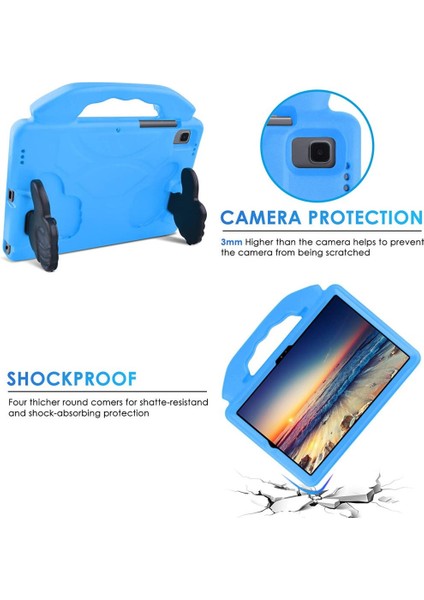 Samsung Galaxy Tab A8 10.5 SM-X200 2021 Kılıf Tutmalı Standlı Silikon Case fırsatları