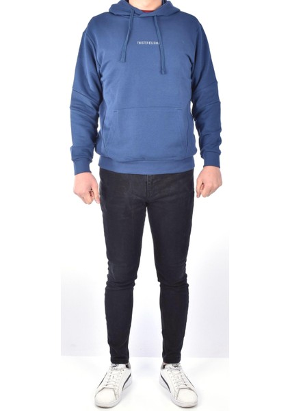 Esw 1782 Kapşonlu Sweat/mavi/xxl