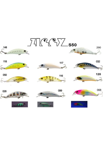 Ziggy 50MM 3.6gr Lrf Maket Balık