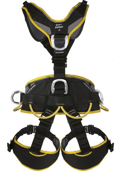 Singing Rock Expert 3D Standard Full Body Harness Endüstriyel Black-Yellow