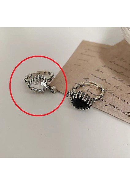 TS001301 Beyaz Taşlı Sallantılı 925 Ayar Gümüş Kadın Yüzük fiyatları