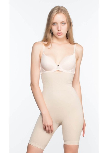 Emay Desenli Yüksek Bel Çift Kat Uzun Paçalı Kadın Korse 2074 indirimleri