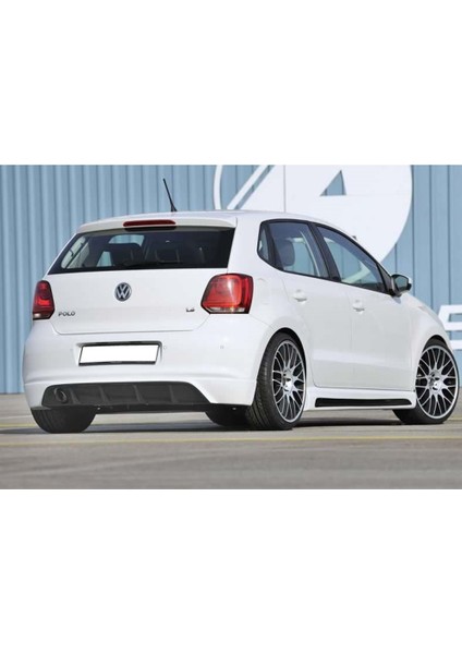 Vw Polo Mk5 Rieger Arka Ek Çıkışsız Difüzör Boyasız 2009 - 2013 modelleri