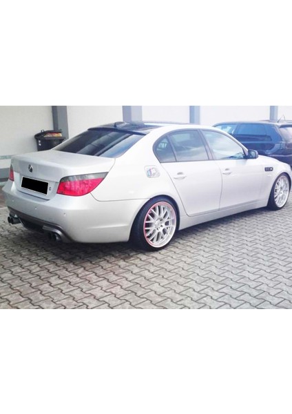 Bmw E60 M5 Rieger Difüzör Sağ Sol Çift Çıkış Piano Black 2003 - 2010