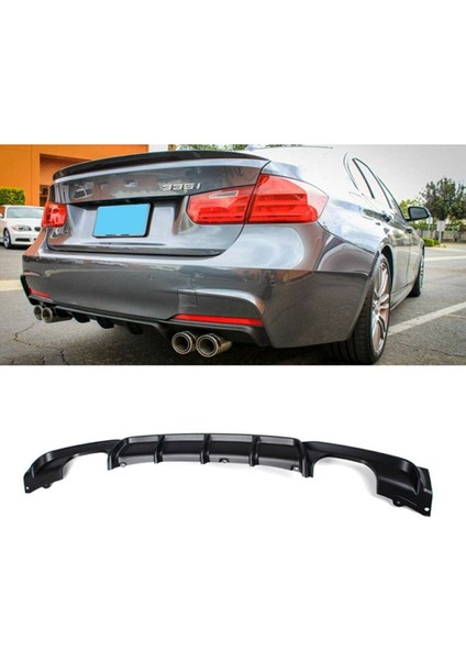 Bmw F30 3 Serisi M Performance Difüzör Piona Black 2012 - 2018 Sağ Sol Çift Çıkış fiyatları