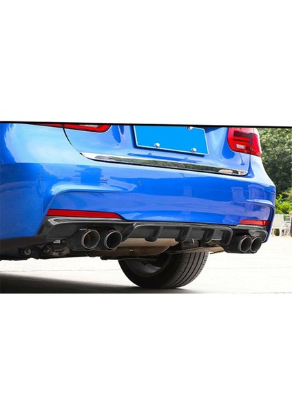 Bmw F30 3 Serisi M Performance Difüzör Piona Black 2012 - 2018 Sağ Sol Çift Çıkış modelleri