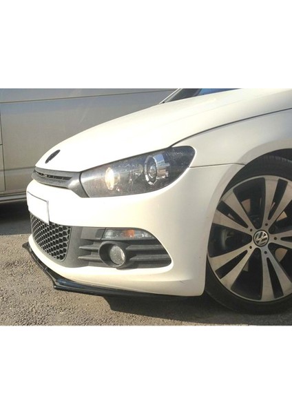 Vw Scirocco Basic Ön Lip Piona Black 2008 - 2017 Abs Plastik