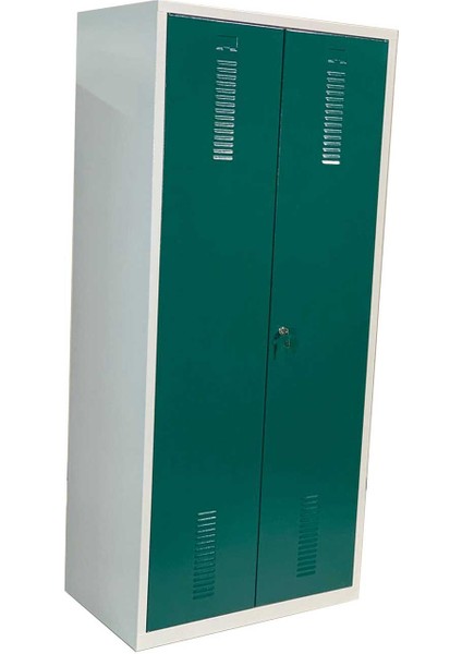 Yeşil Metal Bahçe Malzeme Dolabı