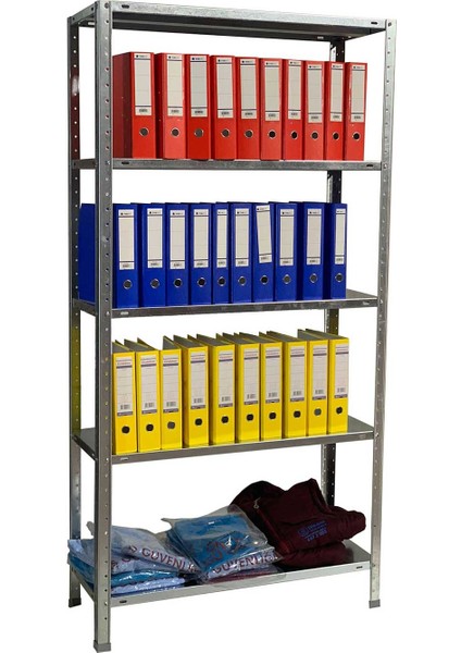 Kiler Rafı 5 Katlı Galvaniz Özel Dizayn