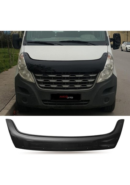 Renault Master 2010-2014 Ön Kaput Koruyucu Rüzgarlığı Piano Black 3.2 mm Kalın Plastik fiyatları