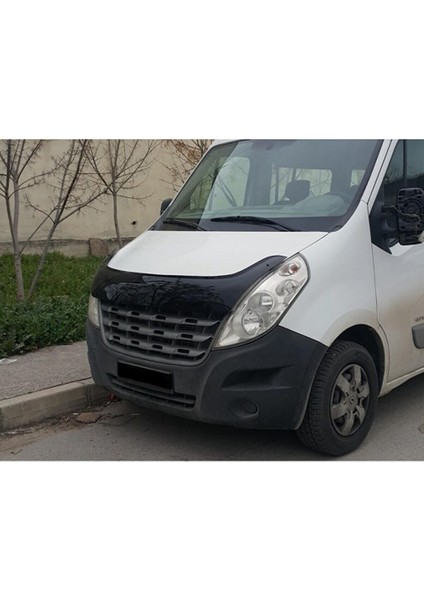 Renault Master 2010-2014 Ön Kaput Koruyucu Rüzgarlığı Piano Black 3.2 mm Kalın Plastik modelleri