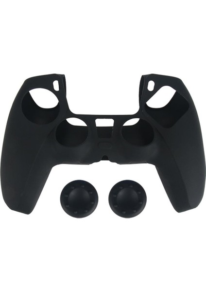 Yumuşak Silikon Kapak Cilt Sony Ps5 Denetleyicisi Için Koruyun / Thumbstick Siyah (Yurt Dışından)