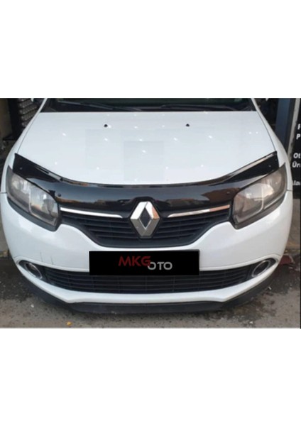 Renault Symbol 2013 ve Üzeri Ön Kaput Koruyucu Rüzgarlığı Piano Black 3.2 mm Kalın Plastik fiyatları