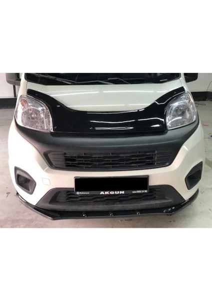 Fiat Fiorino 2007 - 2016 Ön Kaput Koruyucu Rüzgarlığı Piano Black 3.2 mm Kalın Plastik fırsatları