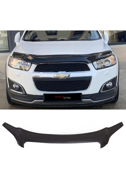 Chevrolet Captiva 2013 - 2019 Ön Kaput Koruyucu Rüzgarlığı Piano Black 3.2 mm Kalın Plastik fiyatları