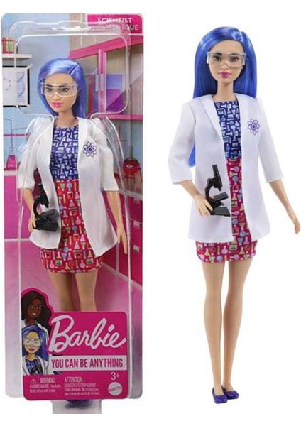 Bilim Insanı Bebek Barbie Kariyer Meslekler Serisi Orijinal Ürün
