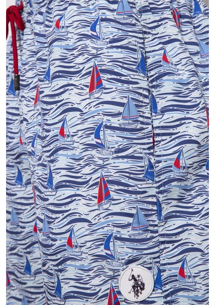 Erkek Mavi Orta Boy Deniz Şortu 22019 fırsatları