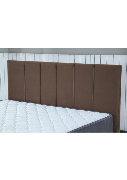 Ipek Mobilya Alto Set  Baza + Başlık + Yatak  Renk Kahverengi 120X200