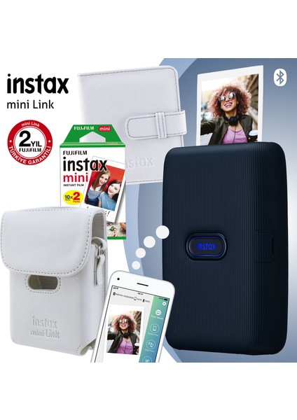 Instax Mini Link Mavi Akıllı Telefon Yazıcısı