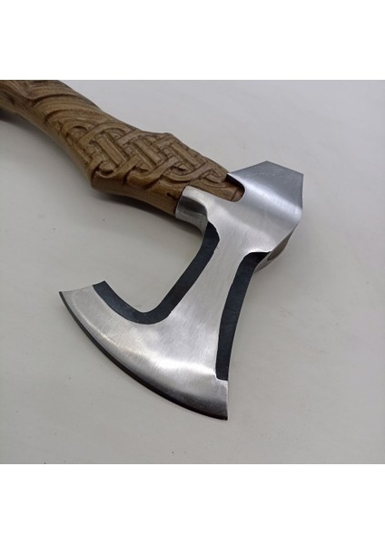 El Yapımı Kurtbaşlı Kamp Baltası - Ceviz Saplı fiyatları