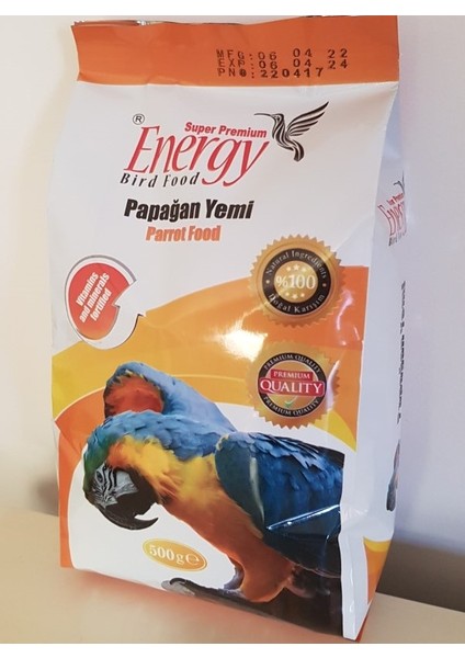 Papağan Yemi 500 gr x 12 Adet
