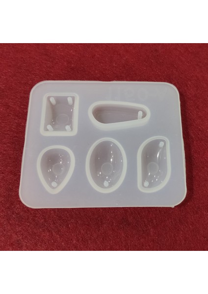 Çoklu Oval Reçine Epoksi Kalıp - Kolye Ucu Takı 5'li -Kod:114 fiyatları