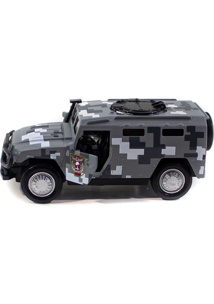 Metal Hummer Askeri Jeep Çek Bırak Gri Işıklı 12 cm fiyatları