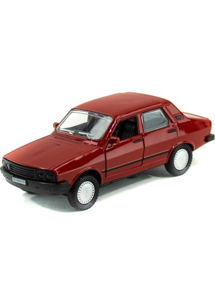 Metal Toros Kırmızı Çek Bırak Oyuncak Araba 13 cm