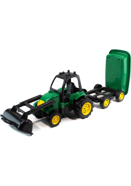 Oyuncak Traktör Kepçeli Römork Set 55 cm modelleri