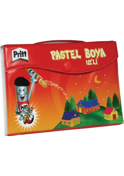 Pastel Boya Çantalı 12'li