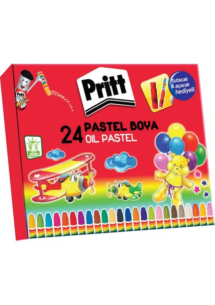 Pastel Boya Karton Kutu 24'lü