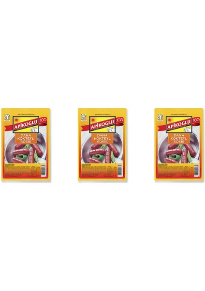 Dana Kokteyl Sosis 220 Gr. Üçlü Paket (Toplam 660 Gr.) fiyatları