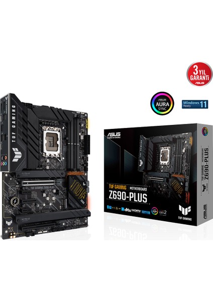 Tuf Gaming Z690-PLUS 4xddr4 Hdmı/dp 4x2 1xglan 1700P Anakart