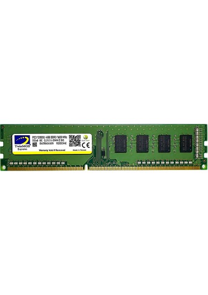 Twınmos 4GB 1600MHZ DDR3 1.5V Pc RAM MDD34GB1600D