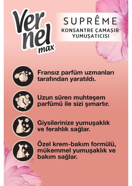 Max Supreme Romance 1.2L & Vernel Max Supreme Glamour 1.2L (2'li Set)