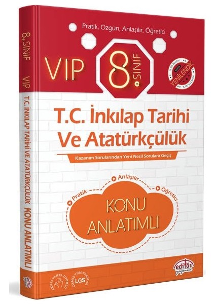8. Sınıf Vıp T.C. Inkılap Tarihi ve Atatürkçülük Konu Anlatımı