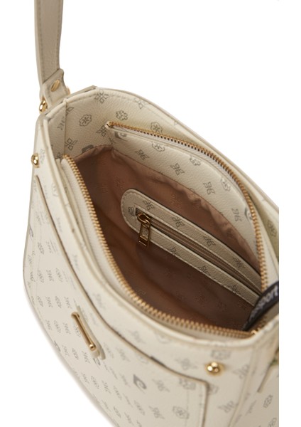 Beyaz Monogram Kadın Çapraz Çanta 05PO22Y1582-MN By indirimleri
