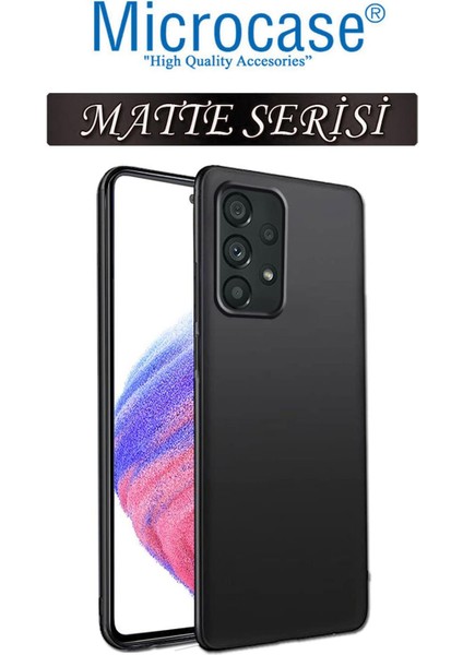 Samsung Galaxy A53 5g Matte Serisi Silikon Tpu Kılıf - Siyah