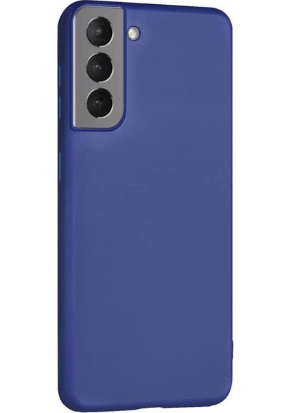 Samsung Galaxy S22 Premium Matte Silikon Kılıf - Lacivert