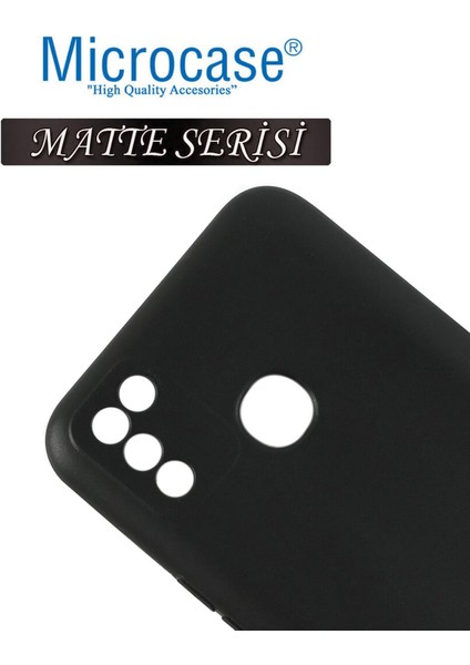 Infinix Hot 10 Play Matte Serisi Silikon Tpu Kılıf - Siyah