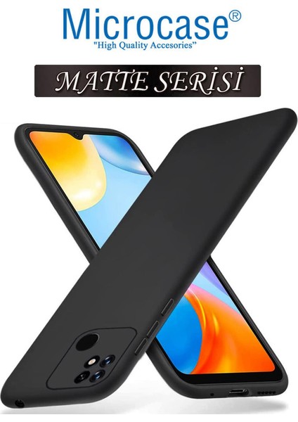 Xiaomi Redmi 10C Matte Serisi Silikon Tpu Kılıf - Siyah fiyatları