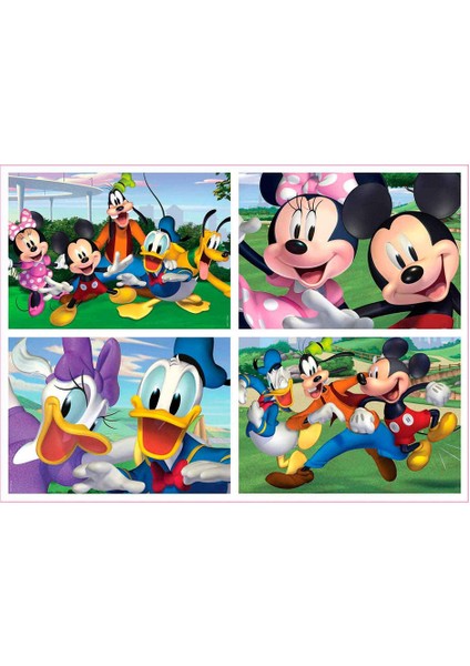 Çocuk Puzzle 20 40 60 80 Parça Mickey ve Arkadaşları 18627