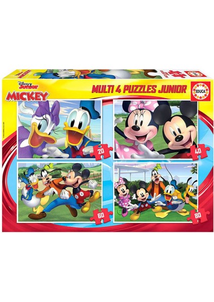 Çocuk Puzzle 20 40 60 80 Parça Mickey ve Arkadaşları 18627