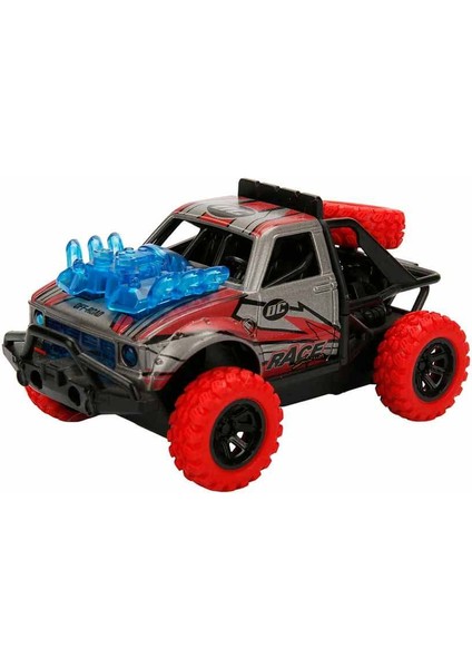 1:36 Maxx Wheels 4x4 Çarpışan Arabalar Sesli ve Işıklı - Mavi