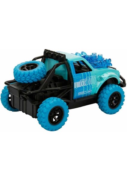 1:36 Maxx Wheels 4x4 Çarpışan Arabalar Sesli ve Işıklı - Mavi