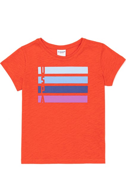 Kız Çocuk Kırmızı T-Shirt 50253146-VR213