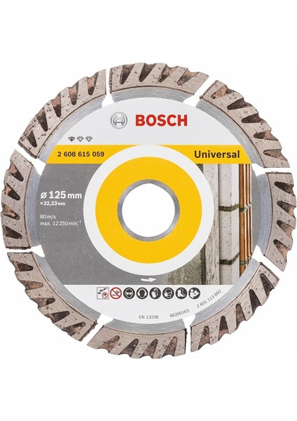 Standard For Universal 125 mm Elmas Kesme Diski
