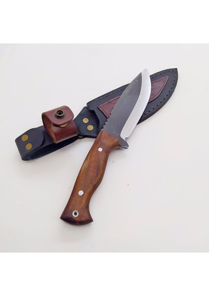 El Yapımı - Paslanmaz Çelikten -Av Bıçağı - Ceviz Kabzeli fırsatları